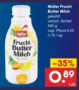 Netto Marken-Discount Müller Frucht Buttermilch Angebot