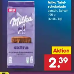 Netto Marken-Discount Milka Tafelschokolade Angebot