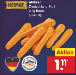 Netto Marken-Discount Heimat Möhren Angebot