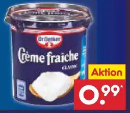 Netto Marken-Discount Dr. Oetker Crème Fraîche Angebot