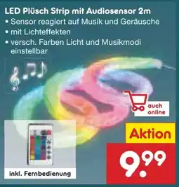 Netto Marken-Discount LED Plüsch Strip Angebot