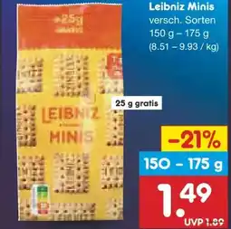 Netto Marken-Discount Bahlsen Leibniz Minis Angebot