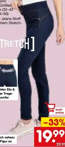 Netto Marken-Discount Slimmaxx Komfort-Jeans Angebot