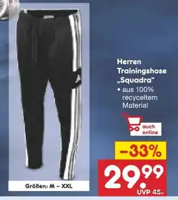 Netto Marken-Discount Adidas Herren Trainingshose Squadra Angebot