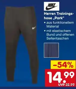 Netto Marken-Discount Nike Herren Trainingshose Park Angebot