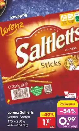 Netto Marken-Discount Lorenz Saltletts Sticks Angebot