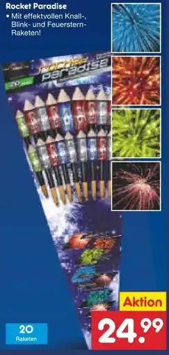 Netto Marken-Discount Comet Feuerwerk Rocket-Paradise Angebot
