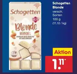 Netto Marken-Discount Trumpf Schogetten Blonde Pure Angebot