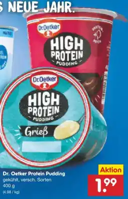 Netto Marken-Discount Dr. Oetker Protein Pudding Angebot