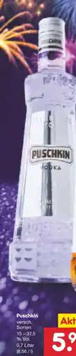 Netto Marken-Discount Puschkin Vodka Angebot