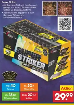 Netto Marken-Discount Comet Feuerwerk Feuerwerksbatterie Super Striker Angebot