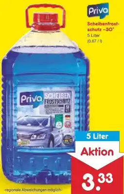 Netto Marken-Discount Priva Car Scheibenfrostschutz Angebot