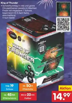 Netto Marken-Discount Comet Feuerwerk King of Thunder Angebot