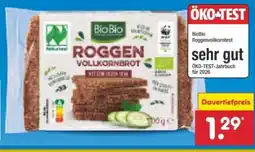 Netto Marken-Discount BioBio Bio-Roggen Vollkornbrot Angebot