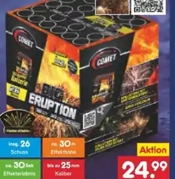 Netto Marken-Discount Comet Feuerwerk Feuerwerksbatterie Big Eruption Angebot