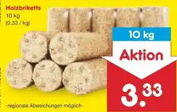 Netto Marken-Discount Holzbriketts Angebot
