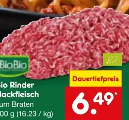 Netto Marken-Discount BioBio Bio Rinder Hackfleisch Angebot