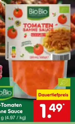 Netto Marken-Discount BioBio Bio-Tomaten Sahne Sauce Angebot