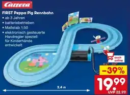 Netto Marken-Discount Carrera First Peppa Pig Rennbahn Angebot