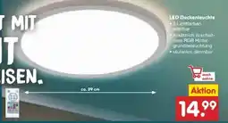 Netto Marken-Discount Star-Q LED-Deckenleuchten Angebot
