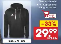 Netto Marken-Discount Adidas Herren Sweathoody Entrada Angebot