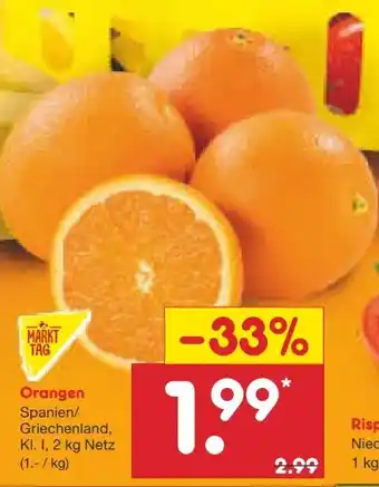Netto Marken-Discount MarktTag Orangen Angebot