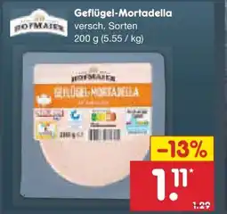 Netto Marken-Discount Hofmaier Geflügel-Mortadella Angebot