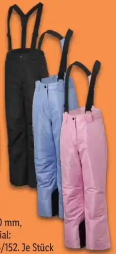 Lidl Crivit Kinder Skihose Angebot