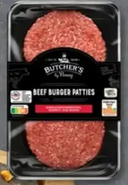 PENNY Butcher's by Penny Beef Burger Patties Angebot