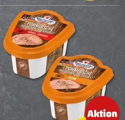 PENNY Rügenwalder Spezialitäten Pommersche Hähnchenleberwurst Angebot