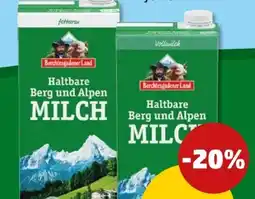 PENNY Berchtesgadener Land Haltbare Berg und Alpen-Milch Angebot