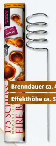 PENNY Weco Feuerwerk Fire Balls Angebot