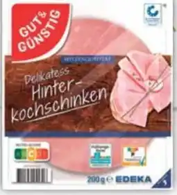 E-Center Gut & Günstig Delikatess-Hinterkochschinken Angebot
