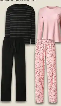 Lidl Esmara Damen Fleece­-Pyjama Angebot