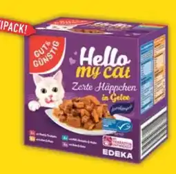 E-Center Gut & Günstig Hello my Cat Katzennahrung Angebot