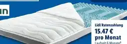 Lidl f.a.n. 7-Zonen-Kaltschaum-Topper Big Komfort Plus Angebot
