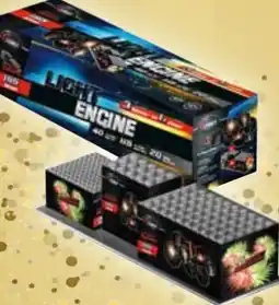 Edeka Comet Feuerwerk 3 Effektbatterien Light Engine Angebot