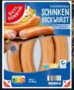 Edeka Gut & Günstig Delikatess-Schinken-Bockwurst Angebot