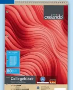 Lidl Crelando Collegeblock Angebot