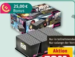 REWE Center Weco Feuerwerk Feuerwerks Batterie Unleash the Kaiju Angebot