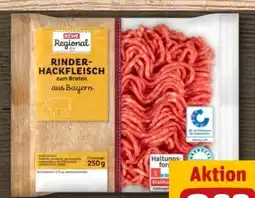 REWE Center Rewe Regional Rinder Hackfleisch Angebot