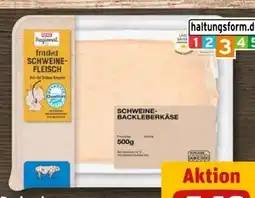 REWE Center Rewe Regional Schweine-Backleberkäse Angebot