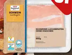 REWE Center Rewe Regional Schweine-Lachsbraten Angebot