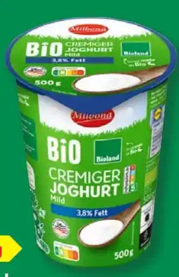 Lidl Milbona Bio Cremiger Joghurt mild Angebot