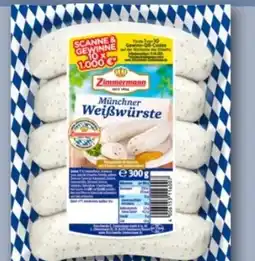 REWE Center Fleischwerke Zimmermann 5 Münchner Weißwürste Angebot