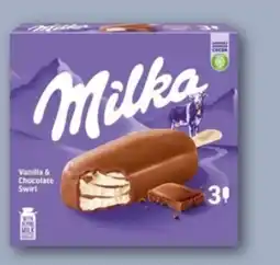 REWE Center Milka Stieleis Vanilla & Chocolate Swirl Angebot