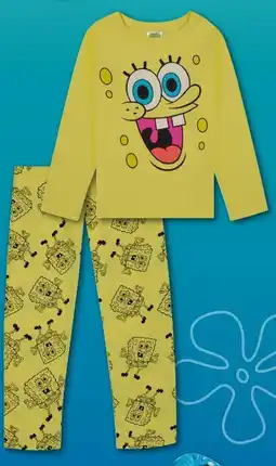 REWE Center Nickelodeon Spongebob Kinder Langarm Schlafanzug Angebot