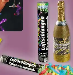 REWE Center Luftschlangen Kanone Angebot