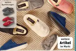 REWE Center Damen Filz-Hausschuhe Angebot