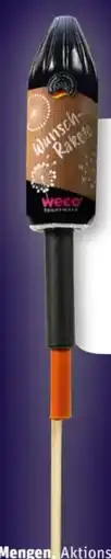 REWE Center Weco Feuerwerk Raketen-Sortiment Wunsch-Rakete Angebot